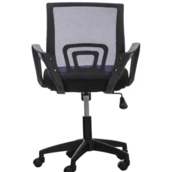 CLP Bureaustoel Auburn zwart Frame - Microfiber - purper