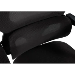 CLP Bureaustoel Gander zwart Frame - Stof - zwart