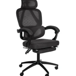 CLP Bureaustoel Gander zwart Frame - Stof - zwart