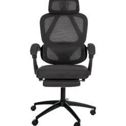 CLP Bureaustoel Gander zwart Frame - Stof - zwart
