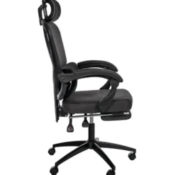 CLP Bureaustoel Gander zwart Frame - Stof - zwart