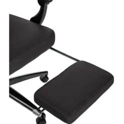 CLP Bureaustoel Gander zwart Frame - Stof - zwart