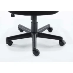 CLP Bureaustoel Genius zwart Frame - Kunstleer - rood