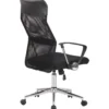 CLP Bureaustoel Korba chroom Frame - Microfiber - zwart