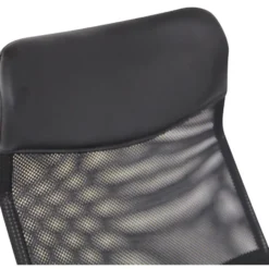 CLP Bureaustoel Korba chroom Frame - Microfiber - zwart