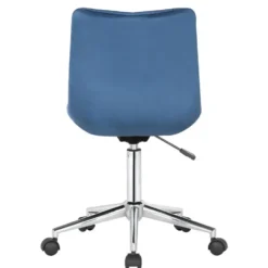 CLP Bureaustoel Medford Fluweel - blauw