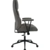 CLP Bureaustoel Siddar zwart Frame - Kunstleer - antiek/grijs