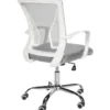 CLP Bureaustoel Tracy chroom Frame - Microfiber - licht grijs