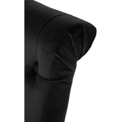 CLP Eetkamerstoel Lisburn walnoot Frame - Fluweel - zwart