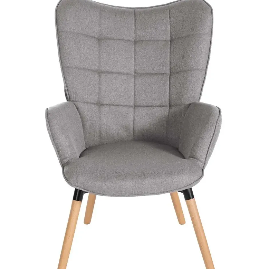 CLP Fauteuil Garding natura Frame - Stof - grijs