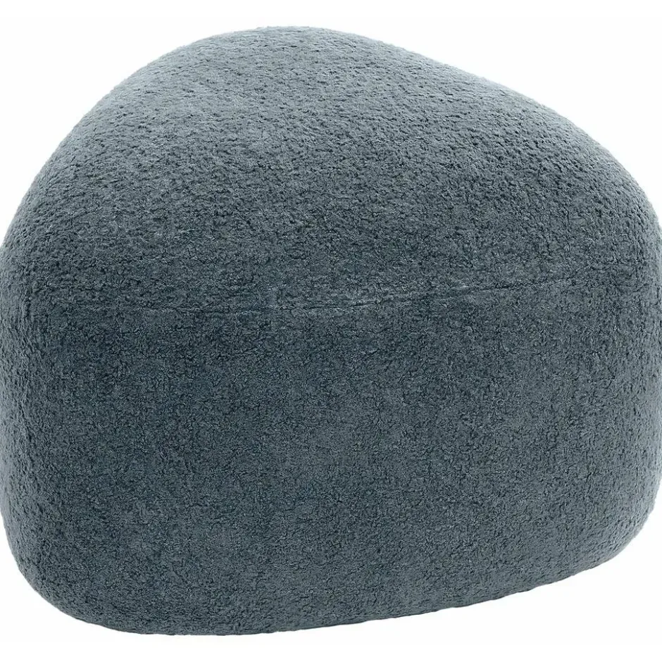 CLP Hocker Alfrisa Stof - donkergrijs