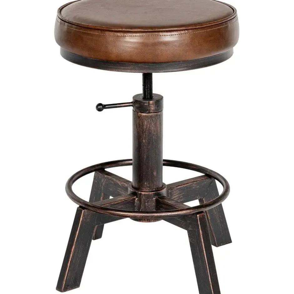 CLP Hocker Destin Kunstleer - bronzen