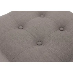 CLP Hocker Pharao antiek licht Frame - Stof - taupe