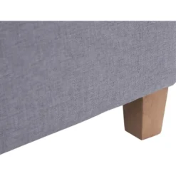 CLP Hocker Pharao antiek licht Frame - Stof - licht grijs
