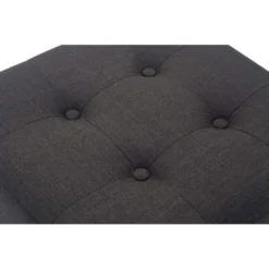CLP Hocker Pharao antiek licht Frame - Stof - donkergrijs