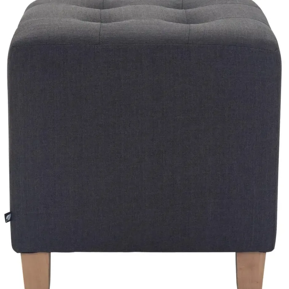CLP Hocker Pharao antiek licht Frame - Stof - donkergrijs