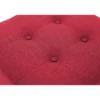 CLP Hocker Pharao antiek licht Frame - Stof - rood