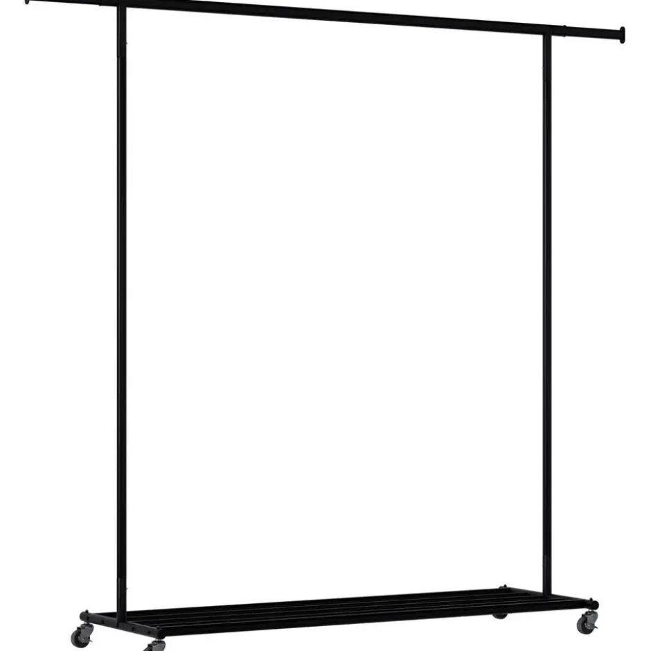 CLP Kledingrek Bernis 165x142x45 cm - zwart