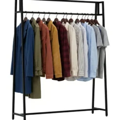 CLP Kledingrek Ingar 150x120x35 cm - zwart