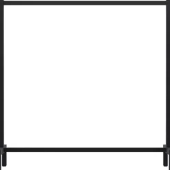 CLP Kledingrek Melva 120x120x38 cm - zwart