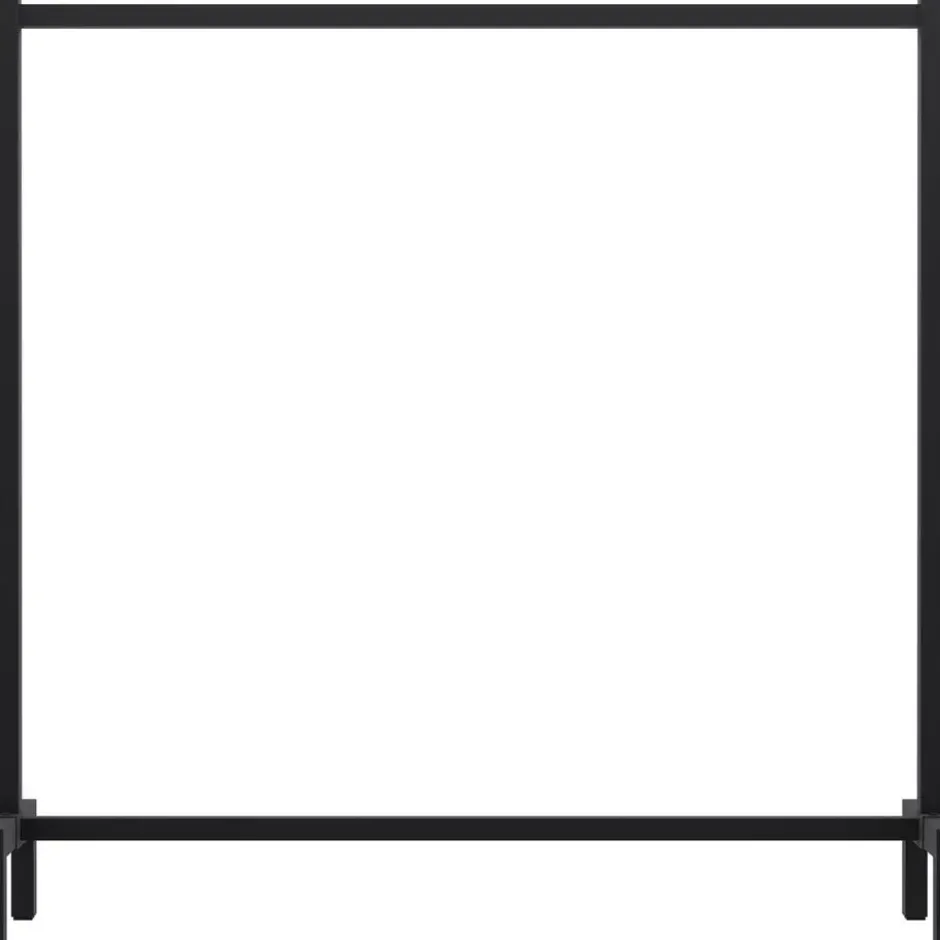 CLP Kledingrek Melva 120x120x38 cm - zwart