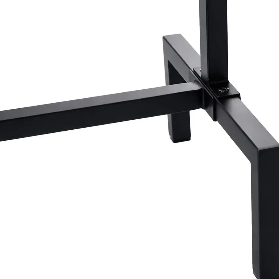 CLP Kledingrek Melva 120x120x38 cm - zwart