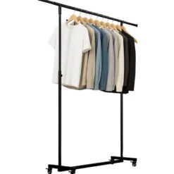 CLP Kledingrek Soran 120x120x50 cm - zwart