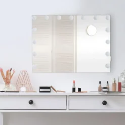 CLP Make-up spiegel Marlene Kunststof - wit