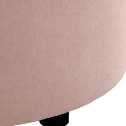 CLP Poef Pantin zwart Frame - Fluweel - rosa