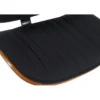 CLP Set van 2 Barkruk Clawson zwart Frame - Stof - walnoot/zwart