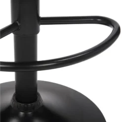 CLP Set van 2 Barkruk Feni zwart Frame - Fluweel - zwart
