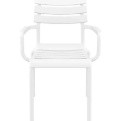 CLP Set van 6 Tuinstoel Paris Kunststof - wit