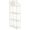 CLP Stellingkast Flora Metaal - antiek/creme