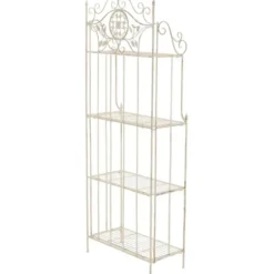 CLP Stellingkast Flora Metaal - antiek/creme