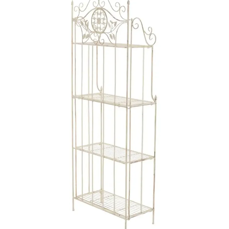 CLP Stellingkast Flora Metaal - antiek/creme
