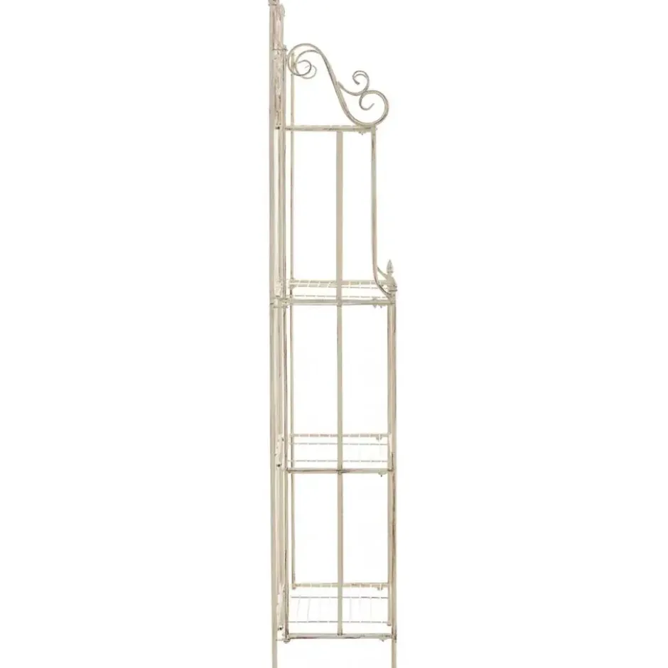 CLP Stellingkast Flora Metaal - antiek/creme