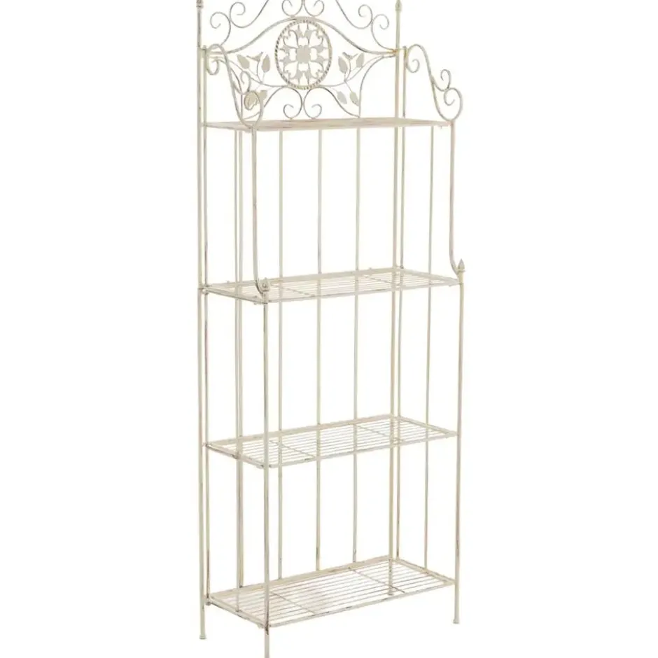 CLP Stellingkast Flora Metaal - antiek/creme