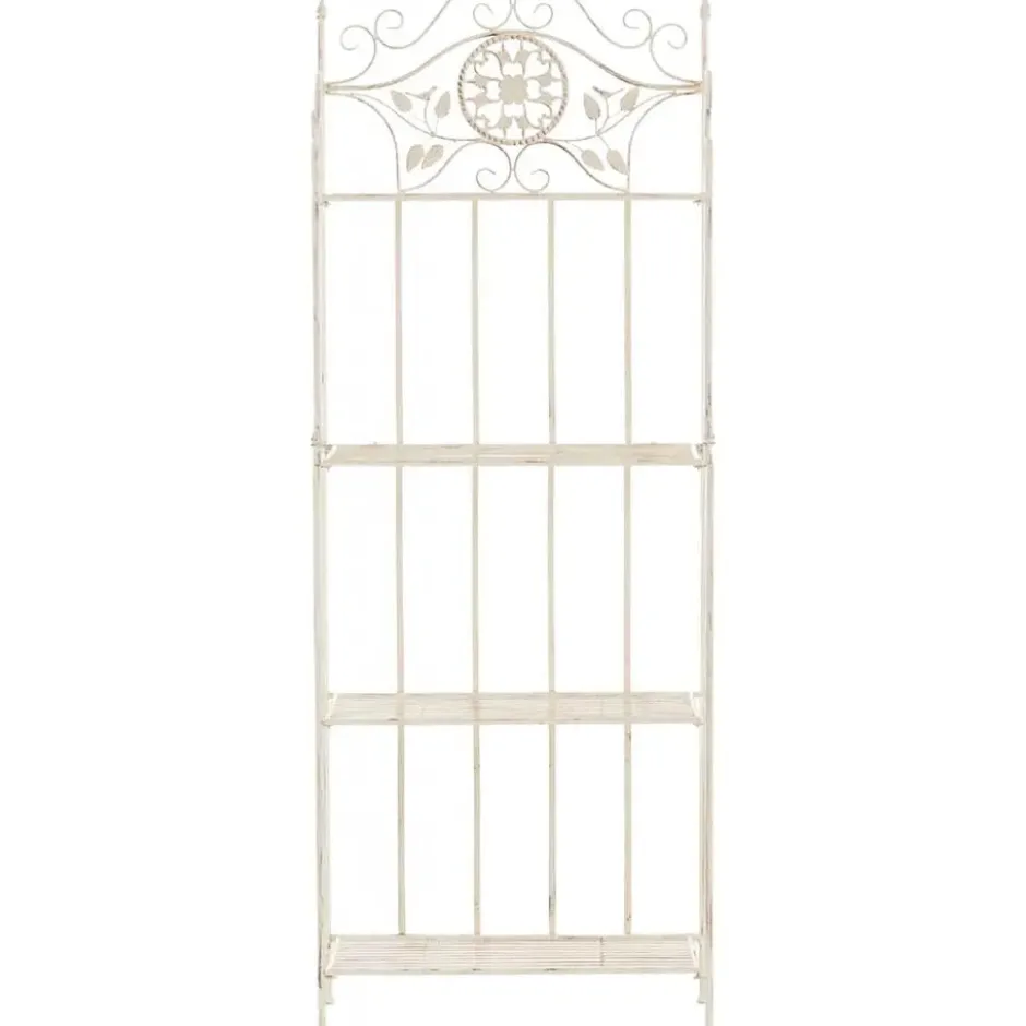 CLP Stellingkast Flora Metaal - antiek/creme