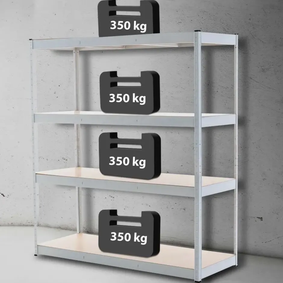 CLP Stellingkast LR160 Metaal - wit