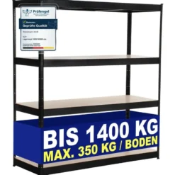 CLP Stellingkast LR160 Metaal - zwart