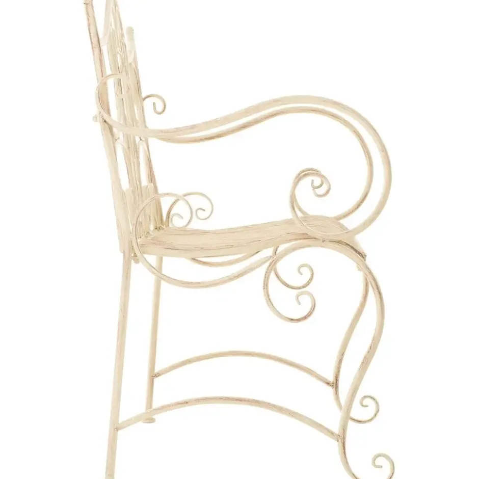 CLP Tuinbank Tara 113 cm - antiek/creme