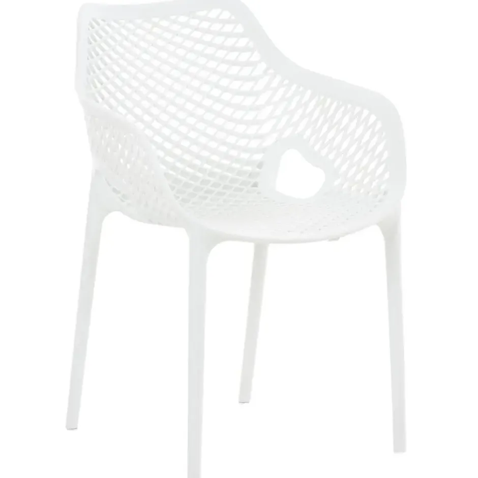 CLP Tuinstoel Air XL Kunststof - wit