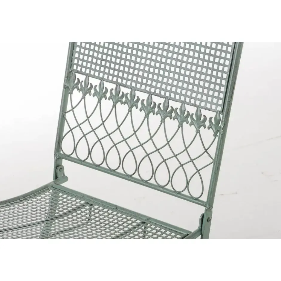 CLP Tuinstoel Kiran Metaal - antiek/groen