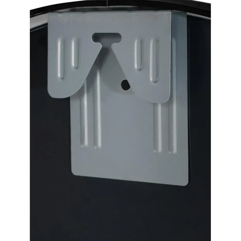 CLP Wandspiegel Elsie rond - Metaal - zwart - 60cm