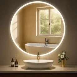 CLP Wandspiegel Laconia rond - Glas - helder/glas