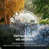 CLP zitgroep 4 stoelen Vela Kunststof - donkergrijs
