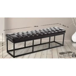 CLP 2-zits Bankje Amun 150 cm - bruin