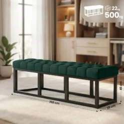 CLP 2-zits Bankje Amun 150 cm - groen