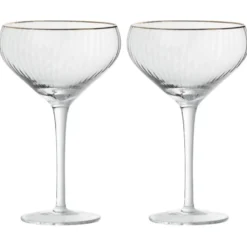 Cocktailglazen Camille - transparant - 280 ml - 2 stuks