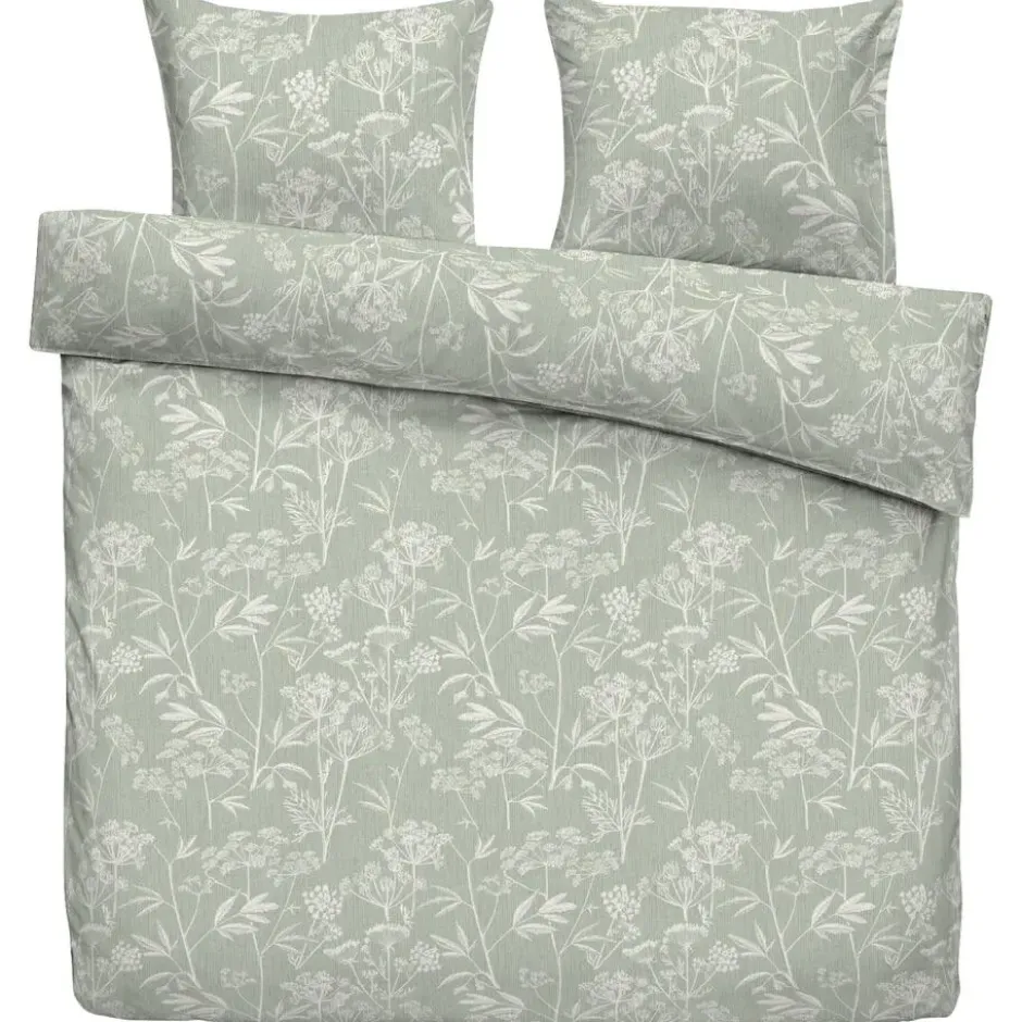 Comfort dekbedovertrek Tamira - groen - 240x200/220 cm